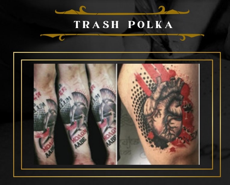 Trash Polka - Laura Carmona Tattoo Manizales - MaJu Studios