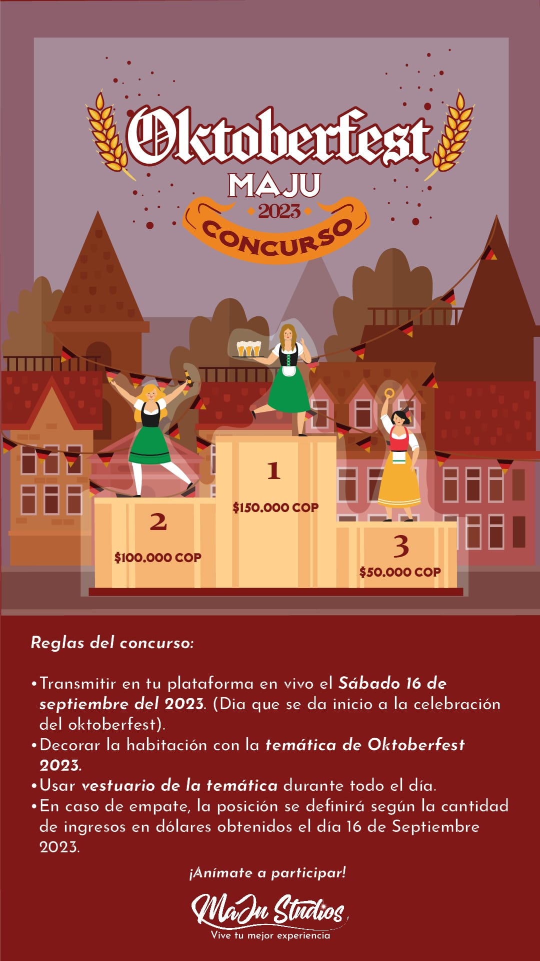 Concurso 2 oktoberfest 2023 MaJu Studios Manizales