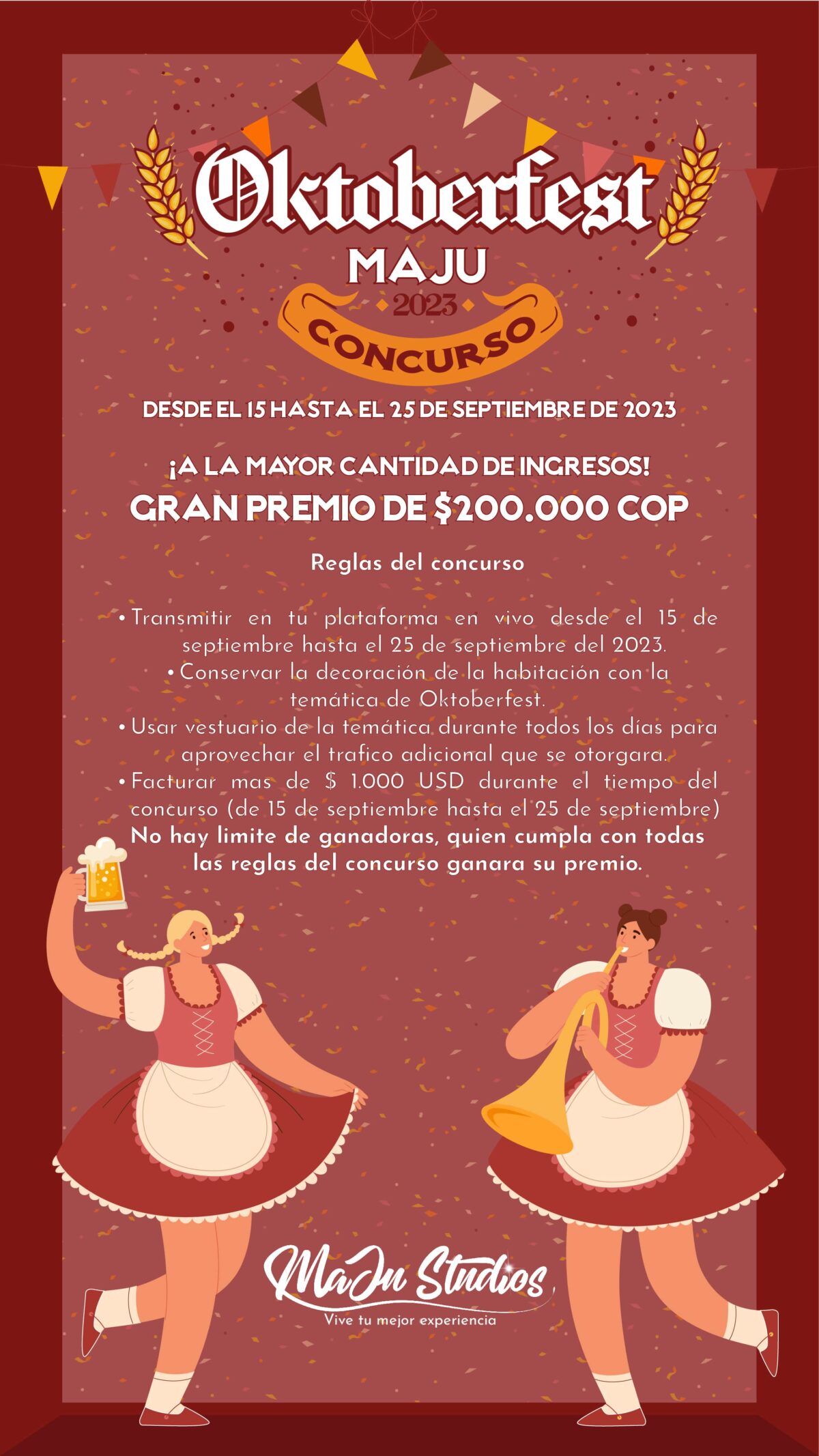 Concurso oktoberfest 2023 MaJu Studios Manizales